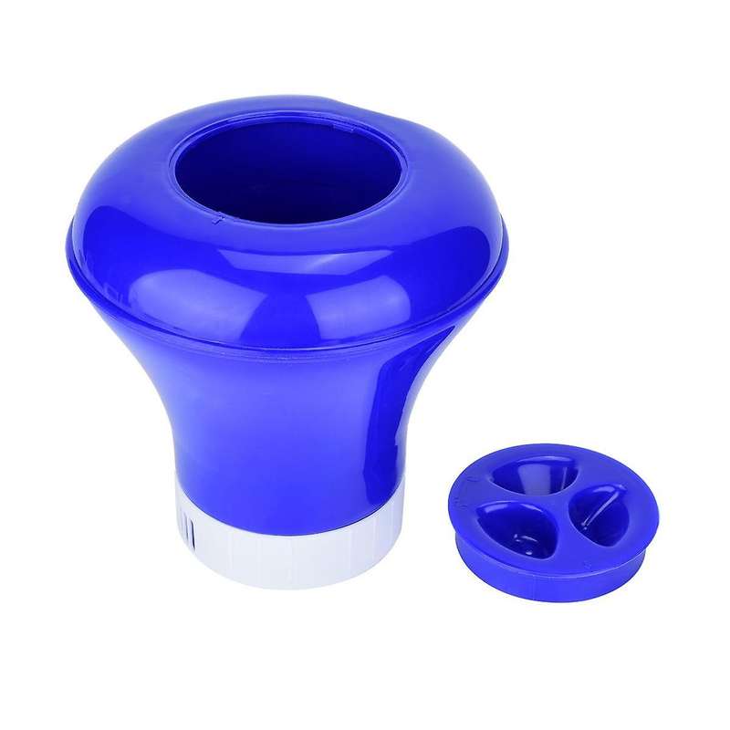 Automatic Applicator Pump Swimming Pool Floating Chlorine Dispenser with Thermometer Disinfection