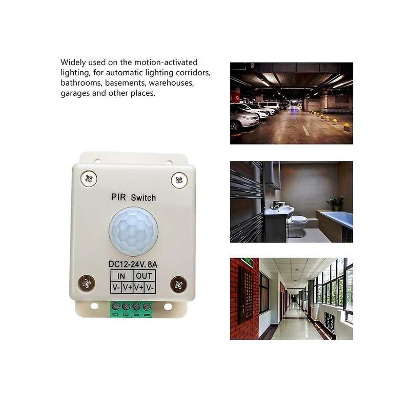 Automatic Dc 5v 12v 24v Infrared Pir Motion Sensor Switch for Light Bulb Lamp Infrared Motion Senso