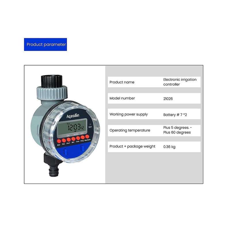 Automatic Display Watering Timer Electronic Home Garden Ball Valve Water Timer for Garden Irrigati