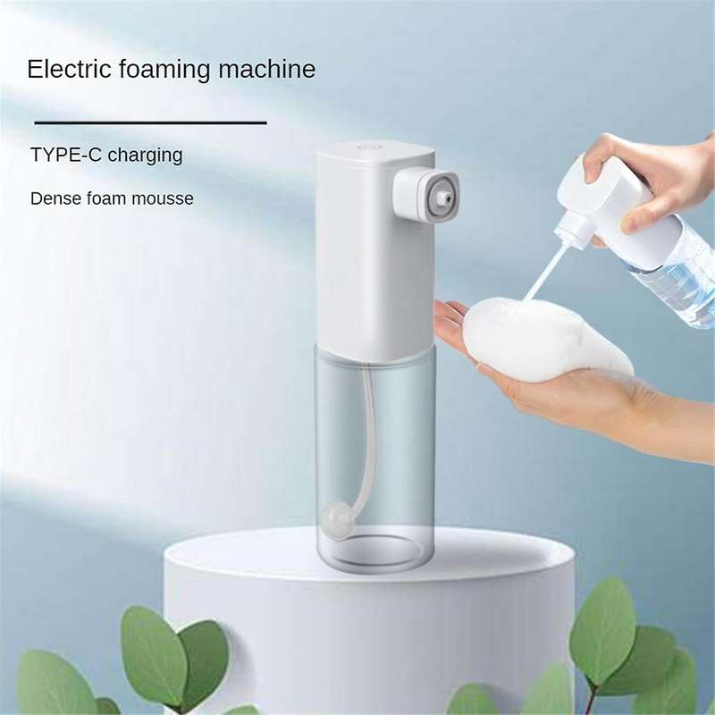 Automatic Foaming Soap Dispenser,electric and Rechargeable,refillable Foam Hand Dispenser for Kitche