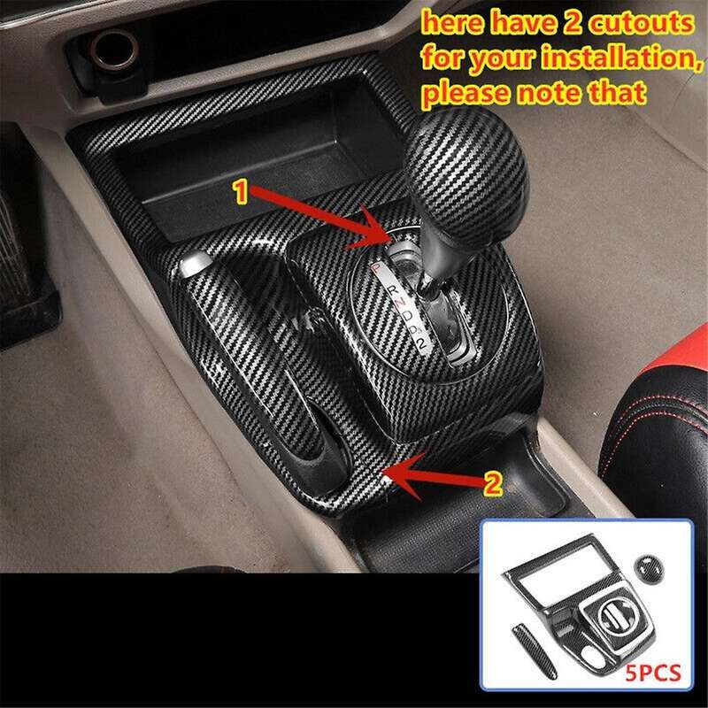 Automatic Gear Shift Frame Handbrake Cover Trim Decor for 2006-2011