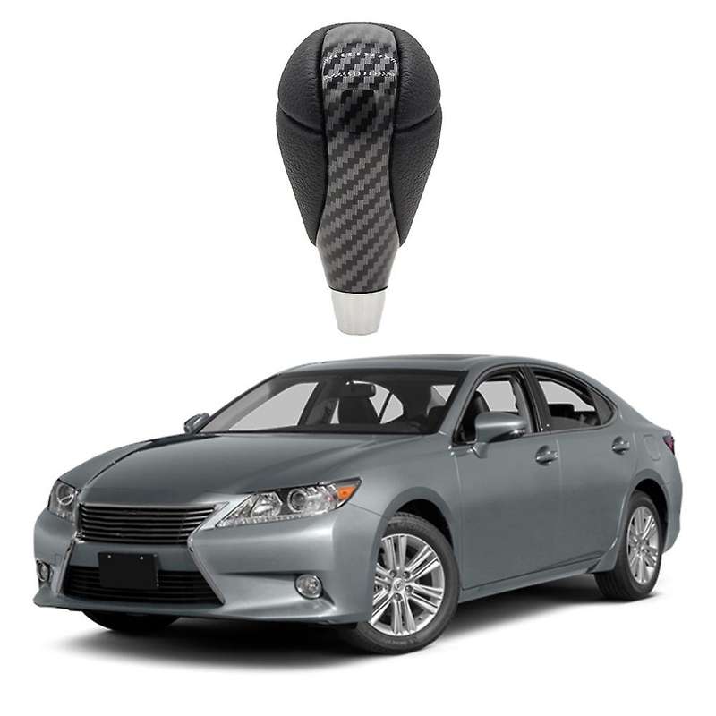 Automatic Gear Stick Knob Shifter Head Compatible Lexus Toyota Carbon Fiber