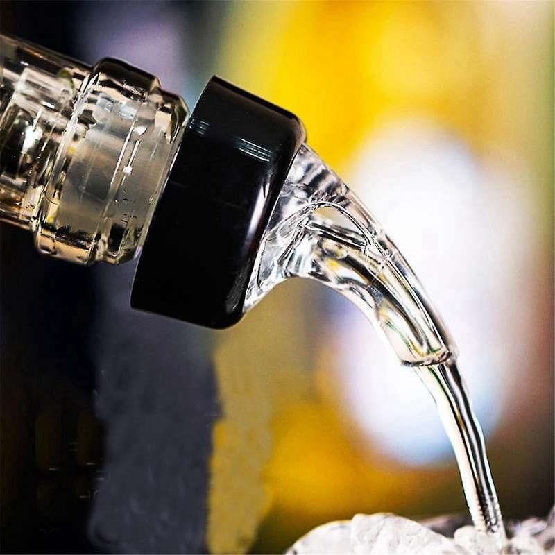 Automatic Measured Bottle Pourer Plastic Wine Pourer Clear Quick Measure Whisky Liquid Liquor Wine C