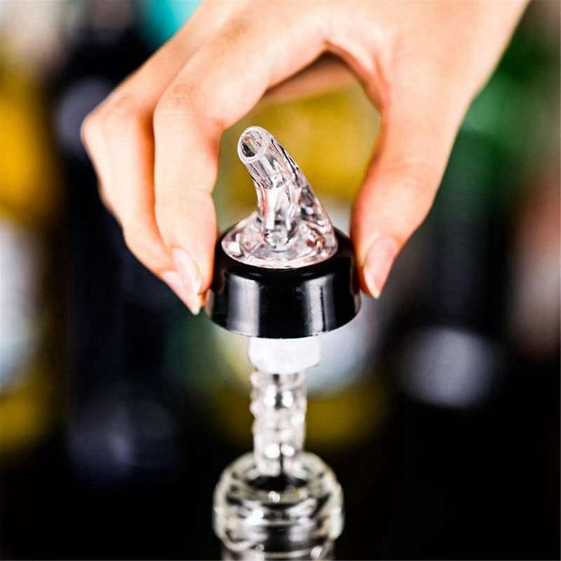 Automatic Measured Bottle Pourer Plastic Wine Pourer Clear Quick Measure Whisky Liquid Liquor Wine C