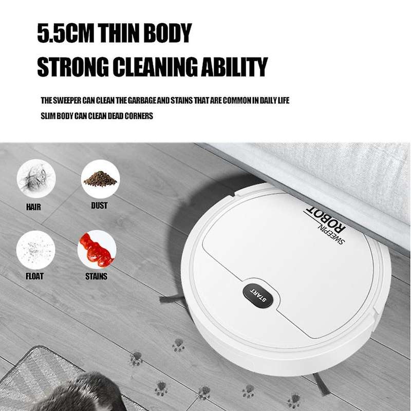 Automatic Robot Cleaner 3-in-1 Smart Wireless Sweeping Cleaning Robot Charging Intelligent Home Supp