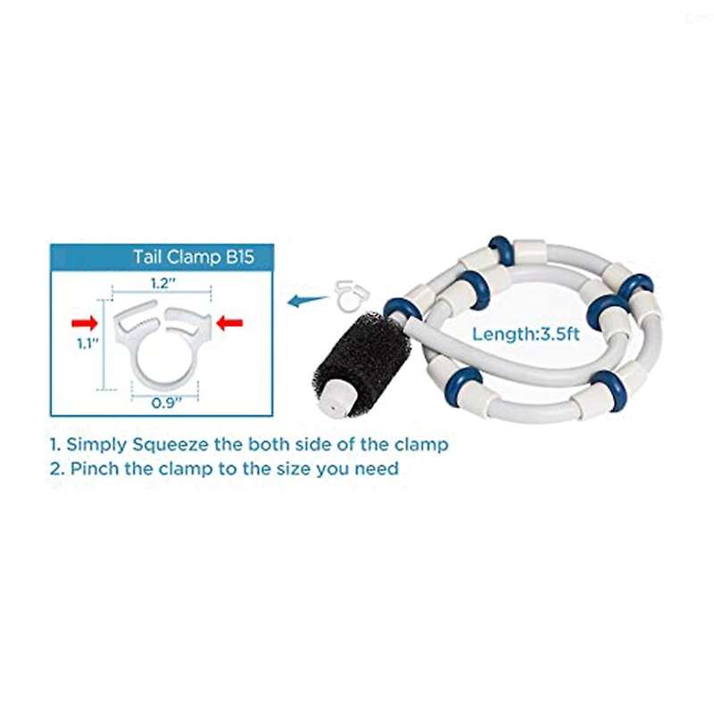 Automatic Pool Cleaner Sweep Hose Complete B5 Replacement for Zodiac 180 280 380 480 Pool Cleaner Sw