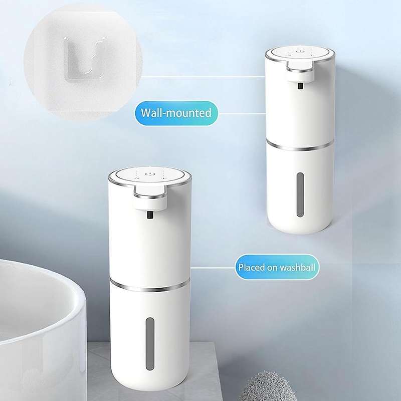 Automatic Soap Dispenser - Touchless Foaming Soap Dispenser 400Ml USB Rechargeable Dispenser for Bat
