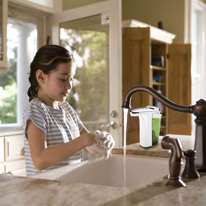Automatic Soap Dispenser Compact Sensor Pump Adjustable
