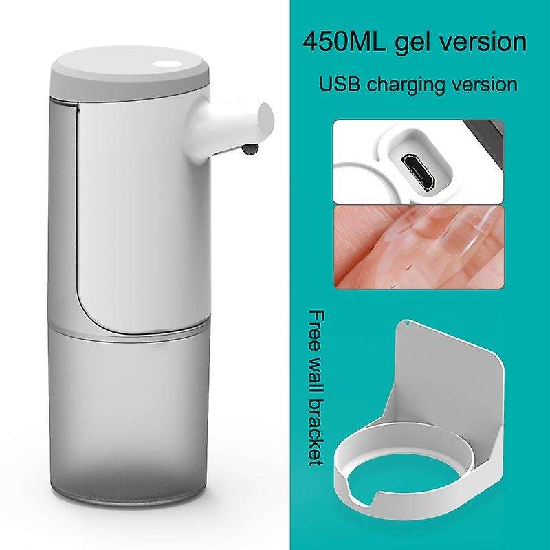 Automatic Soap Dispenser 450ml Perfectless Foaming Soap Dispenser Hands-free Usb Charging Electric