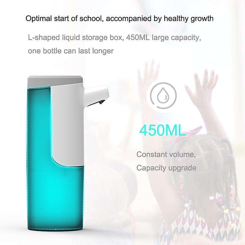 Automatic Soap Dispenser 450ml Perfectless Foaming Soap Dispenser Hands-free Usb Charging Electric