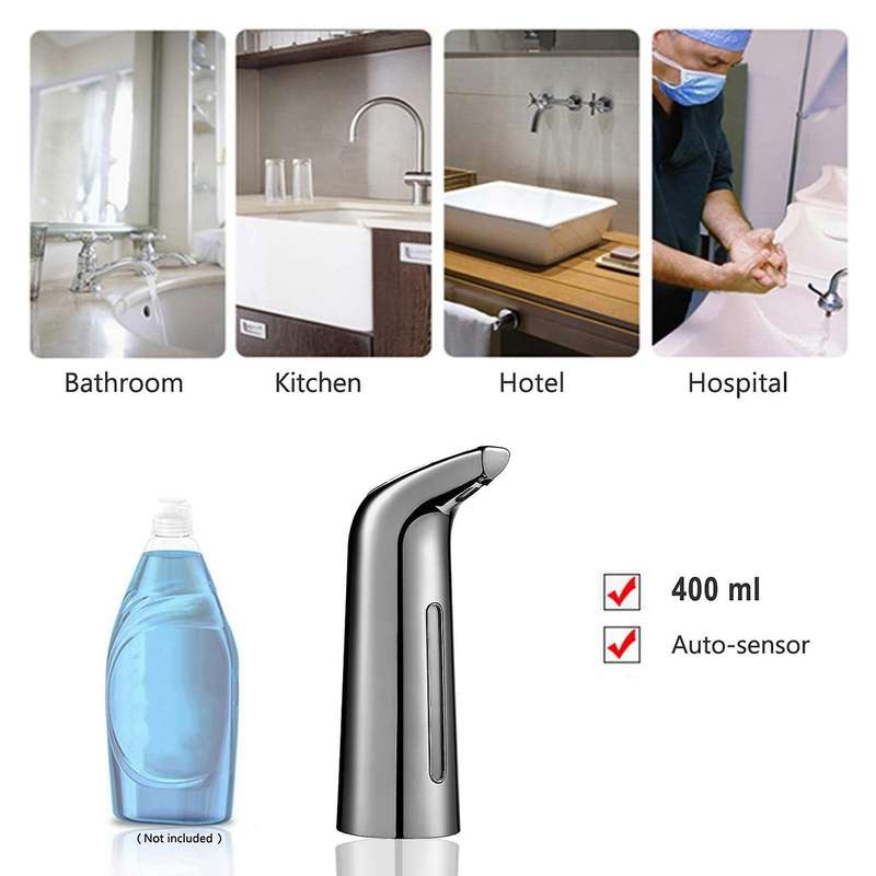 Automatic Soap Dispenser Touchless 400ml,automatic Sensor Soap Dispenser,dish Soap Dispenser for Ki