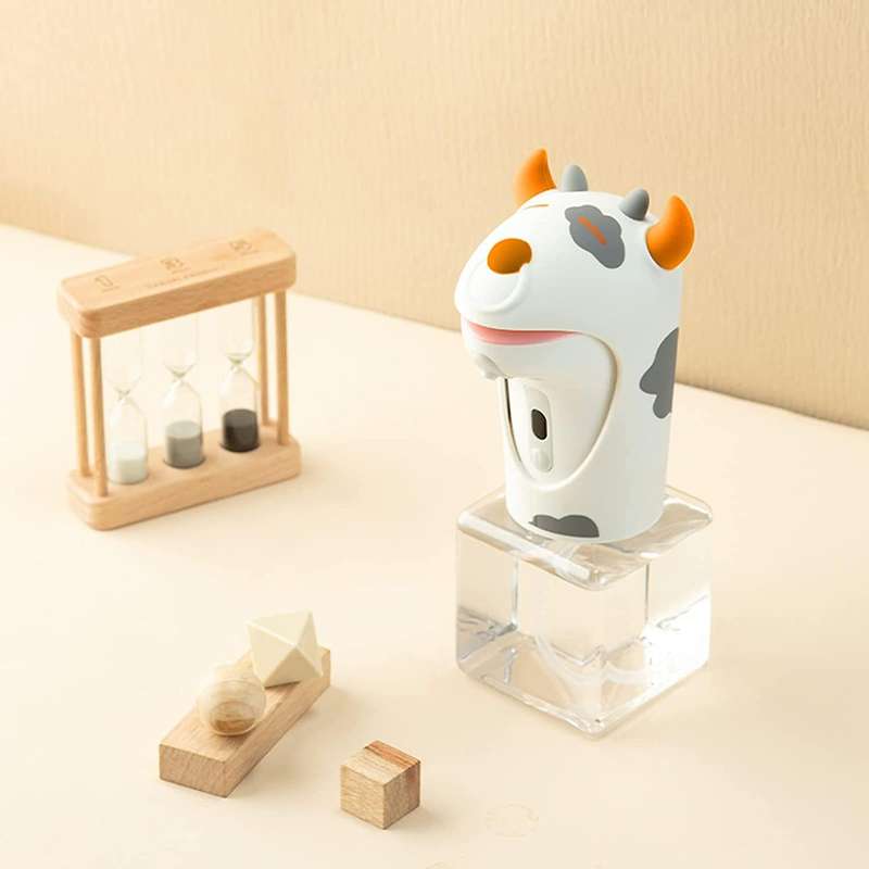 Automatic Soap Dispenser Press less Hand Soap Dispenser for Kids,IPX6 Waterproof Foam Dispenser 8.7O