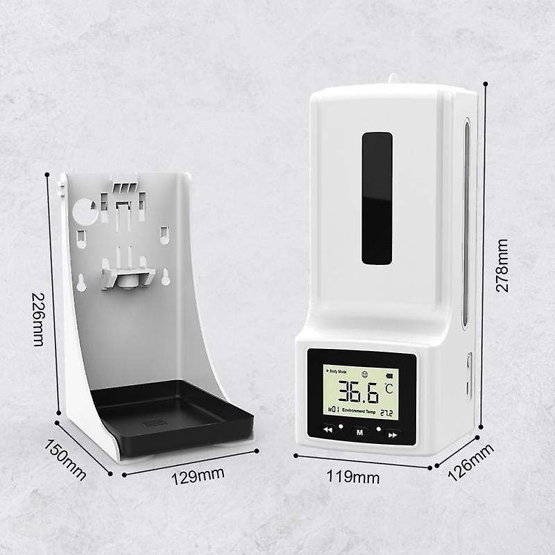 Automatic Soap Dispenser Stand with Temperature Measuring for Homeschool Hotel Shop Market Public Pl