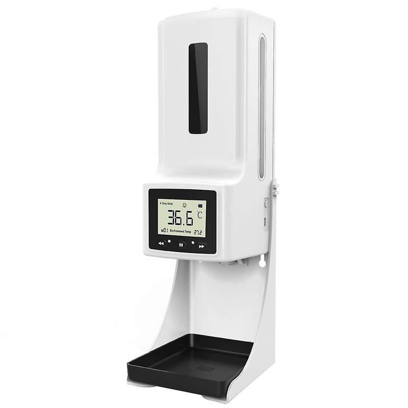 Automatic Soap Dispenser Stand with Temperature Measuring for Homeschool Hotel Shop Market Public Pl