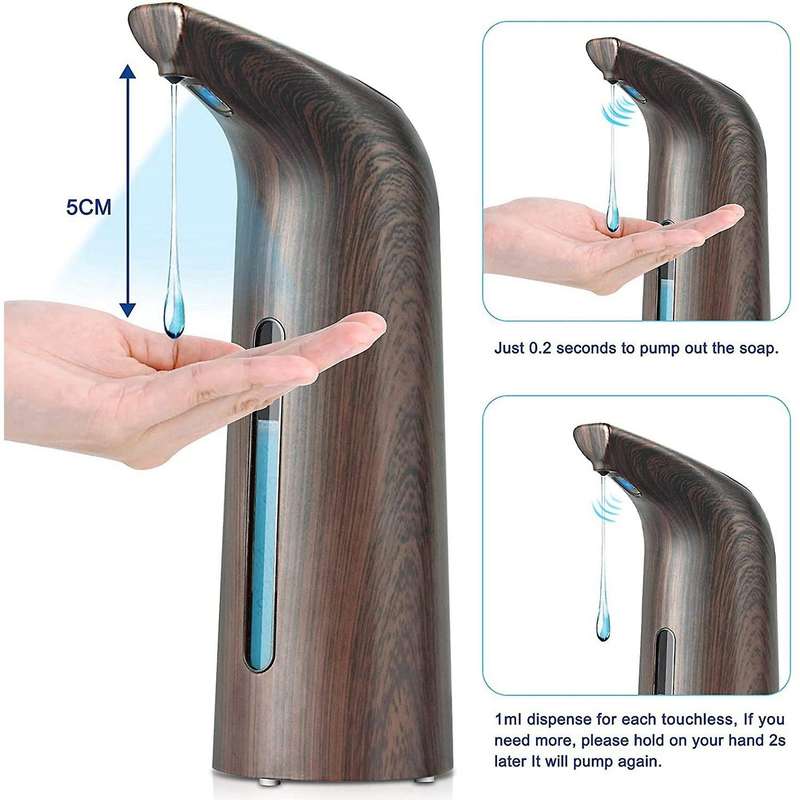 Automatic Soap Dispenser, Touchless Soap Dispenser with Clear Window 400ML Liquid Wall Mounted Soap