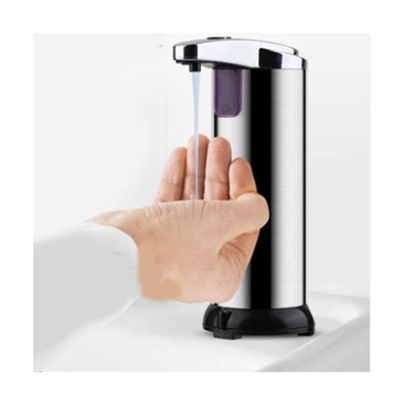 Automatic Soap Dispenser Touchless with Waterproof Base, 250ml Liquid Soap Dispenser for Kitchen Bat