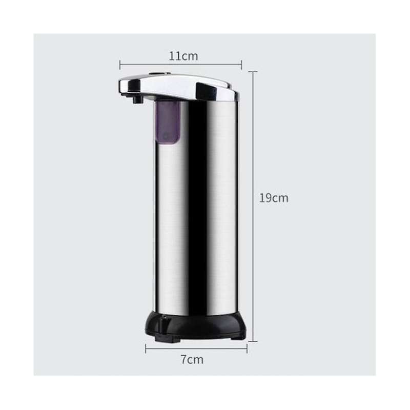 Automatic Soap Dispenser Touchless with Waterproof Base, 250ml Liquid Soap Dispenser for Kitchen Bat