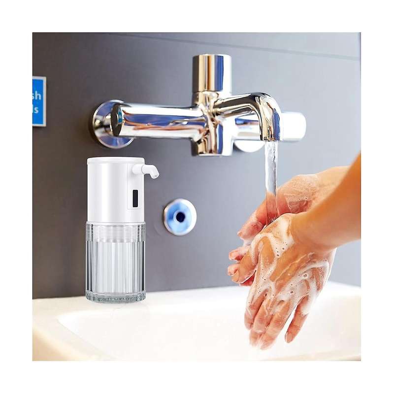 Automatic Soap Dispenser,350ml Touchless Rechargeable Soap Dispenser, for Bathroom Countertop