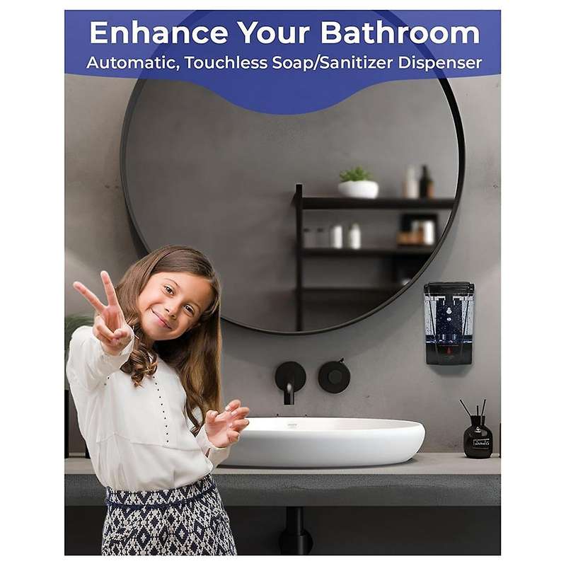 Automatic Soap Dispenser, Touchless Infrared Motion Sensor, 700Ml Touchless Dispenser for Bathroom K