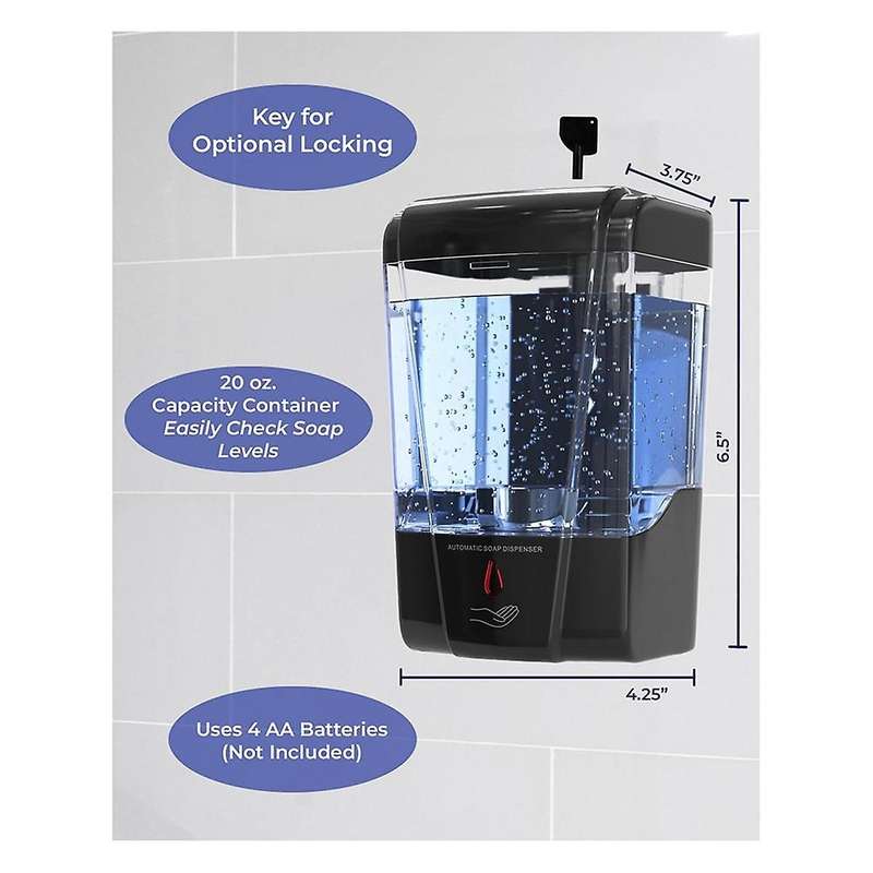 Automatic Soap Dispenser, Touchless Infrared Motion Sensor, 700Ml Touchless Dispenser for Bathroom K