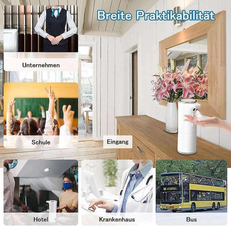Automatic Touchless Alcohol Dispenser Touchless Soap Dispenser Spray Machine 300Ml Rechargeable Soap