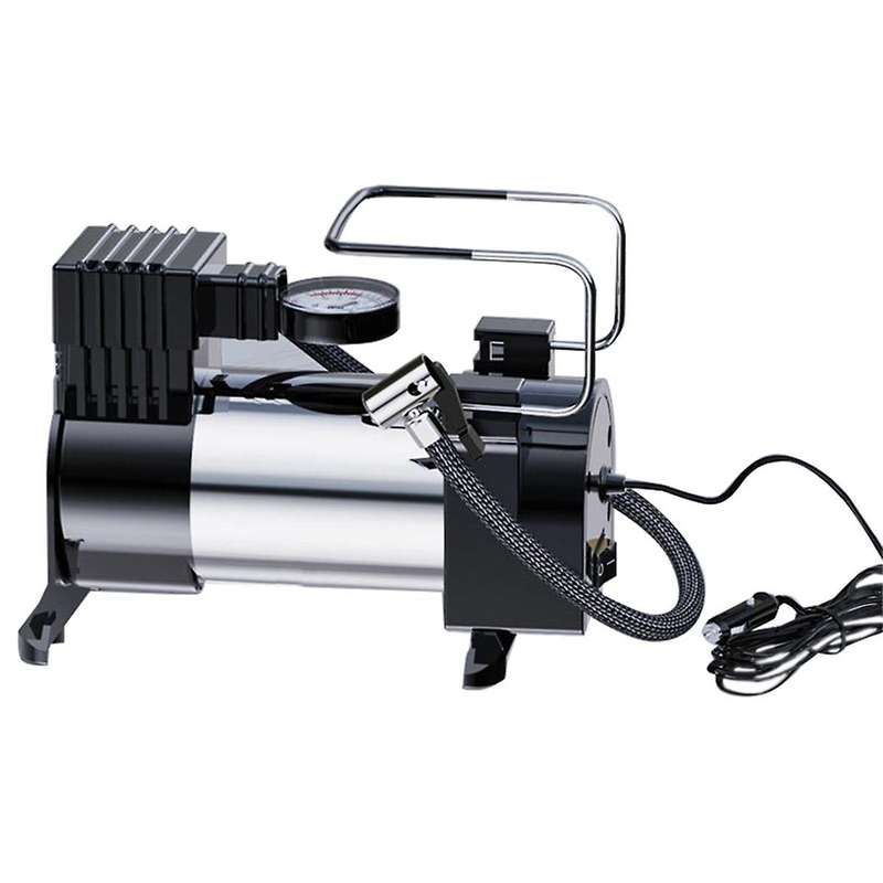 Automobile 19 Cylinder Vacuum Tire Inflator Tire Air Pump with Digital Pressure Gauge for Automobile