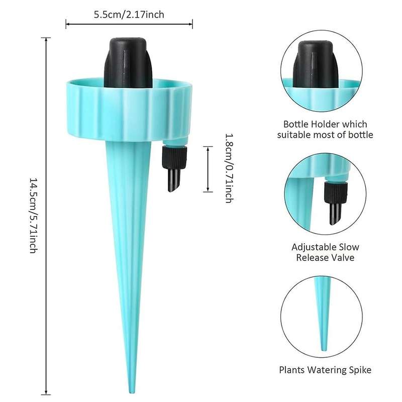 Automatic Watering Spike Device Outdoor Automatic Plant Drip Irrigation System with Slow Release Con
