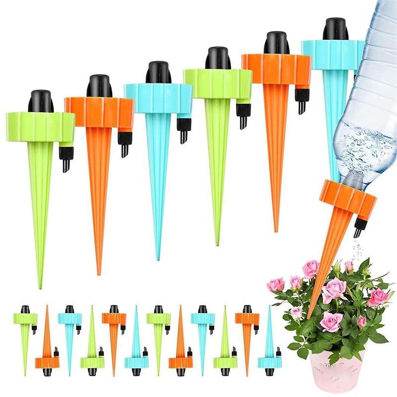 Automatic Watering Spike Device Outdoor Automatic Plant Drip Irrigation System with Slow Release Con