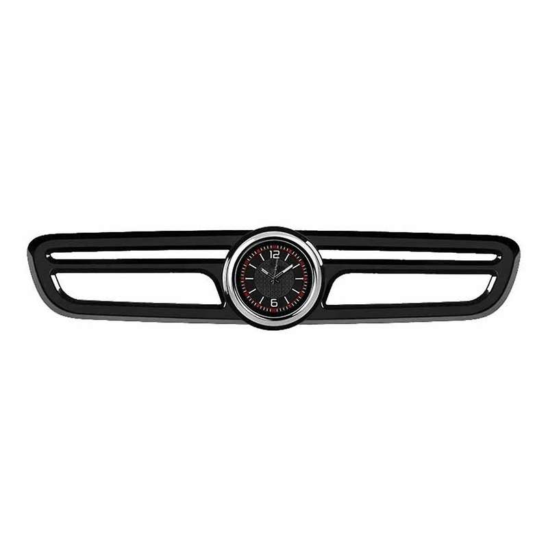 Automobile Central Control Clock Central Control Decoration Clock for Black Car Interior Decoration,