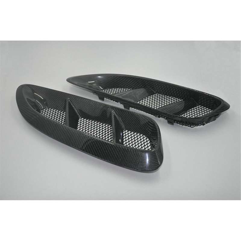 Automobile Carbon Fiber Side Air Intake Cover for 718 Decorative Accessories