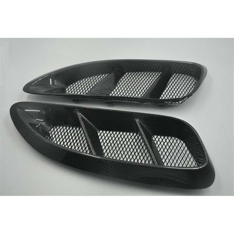 Automobile Carbon Fiber Side Air Intake Cover for 718 Decorative Accessories
