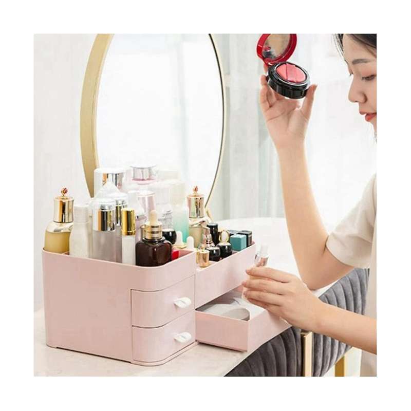 Makeup Organizer for Vanity,countertop Organizer with Drawers, Cosmetics Storage for Skin Care