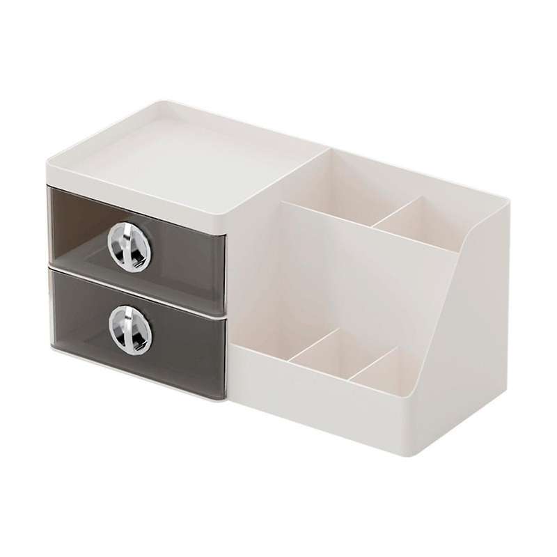 Makeup Organizer with Clear Drawers, Plastic Skincare Organizers for Vanity, Large Capacity Makeup