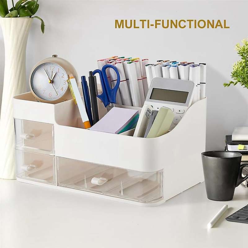 Makeup Organizer Vanity Organizer with Pull Out Drawer Capacity Cosmetic Storage Makeup Brush Holde