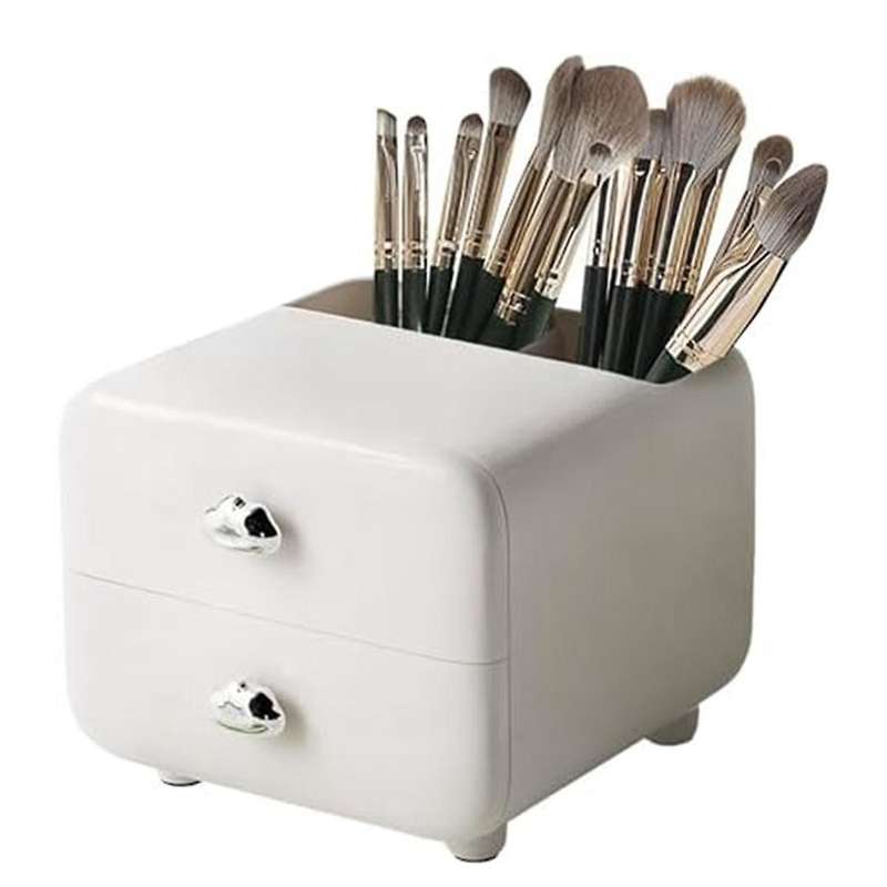 Makeup Organizer+Drawers,Makeup Brush Holder,Makeup Brush Organizers and Storage,Skincare Organizer,