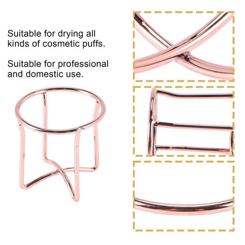 Makeup Puff Rack Sponge Holder Beauty Makeup Powder Puff Blender Storage Rack Sponge Drying Stand H