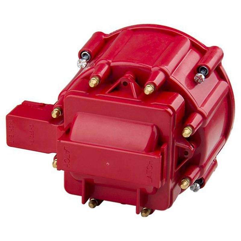 Male HEI Distributor Cap Coil and Rotor Replacement for BBC 305 350 454 Red