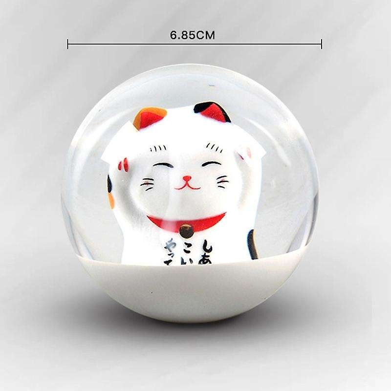Maneki Fortune Round Gear Ball SHIFT KNOB M8 M10 M12 Adapter