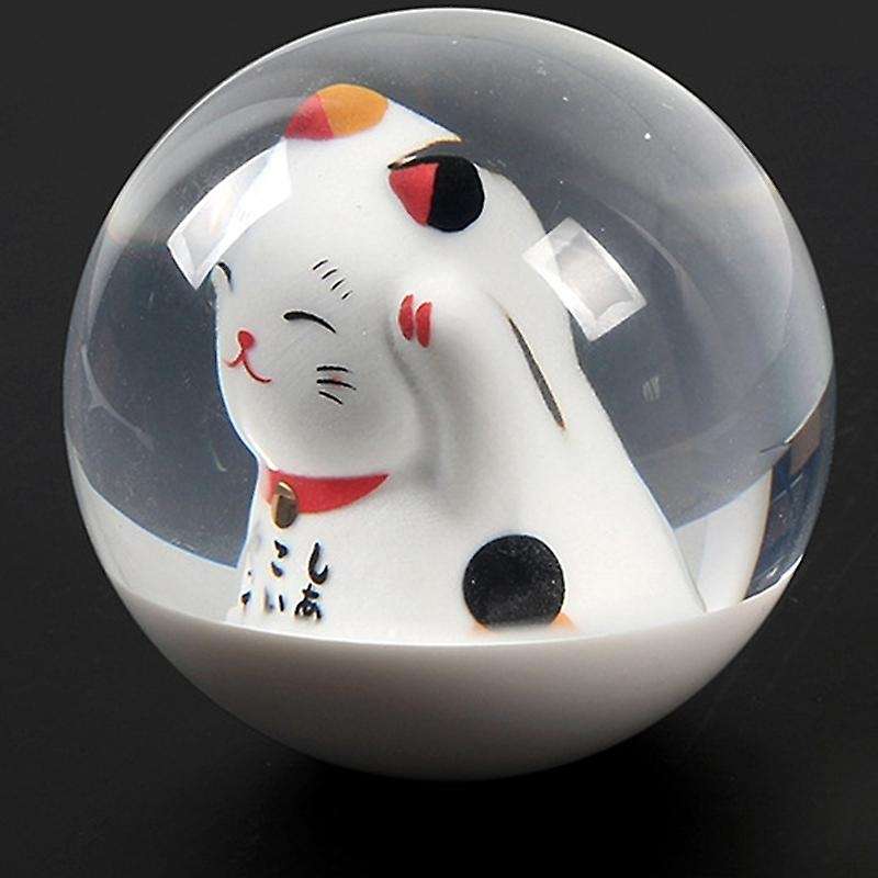 Maneki Fortune Round Gear Ball SHIFT KNOB M8 M10 M12 Adapter