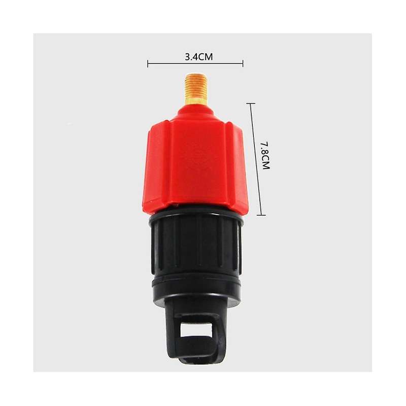 Manner Sup Paddle Air Nozzle Air Valve Rubber Boat Canoe Changeover Car Pump Adapter Multi Connecto