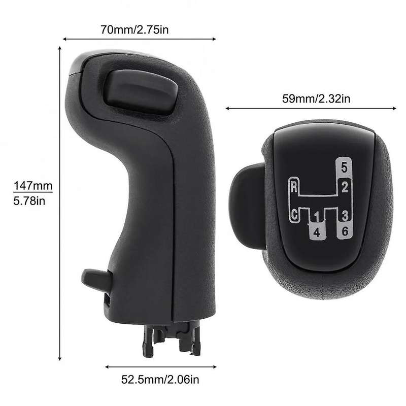 Manual 6 Speed+r+c Gear Shift Knob Gear Shifter Lever for P G R Truck 1727377 / 1919065 / 1438702