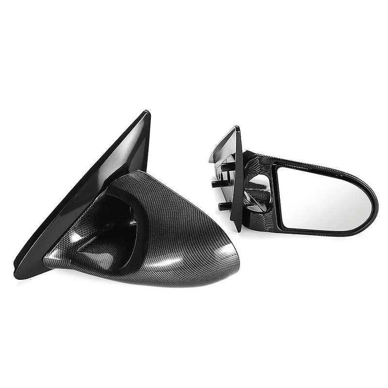 Manual Adjustable Spoon Style 2x Car Side Door Mirror Rearview Mirror Assembly for Eg 2dr 1992-1995