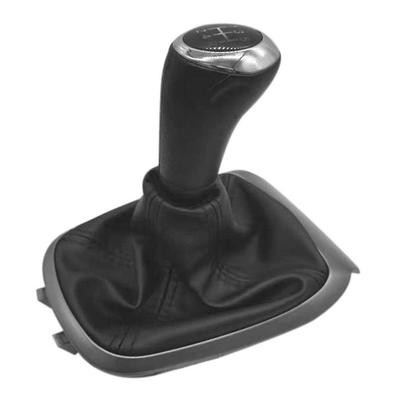 Manual 5 Speed Gear Stick Shift Lever Head Ball with Leather Boot for Aveo 2011-2014 1.4T