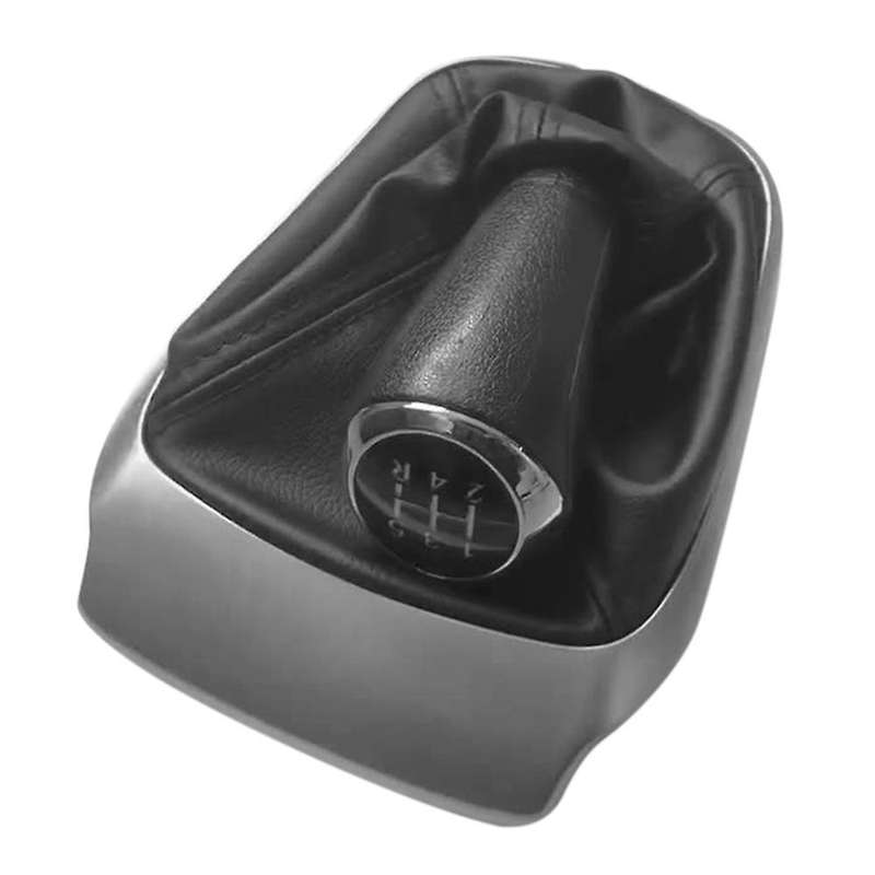 Manual 5 Speed Gear Stick Shift Lever Head Ball with Leather Boot for Aveo 2011-2014 1.4T