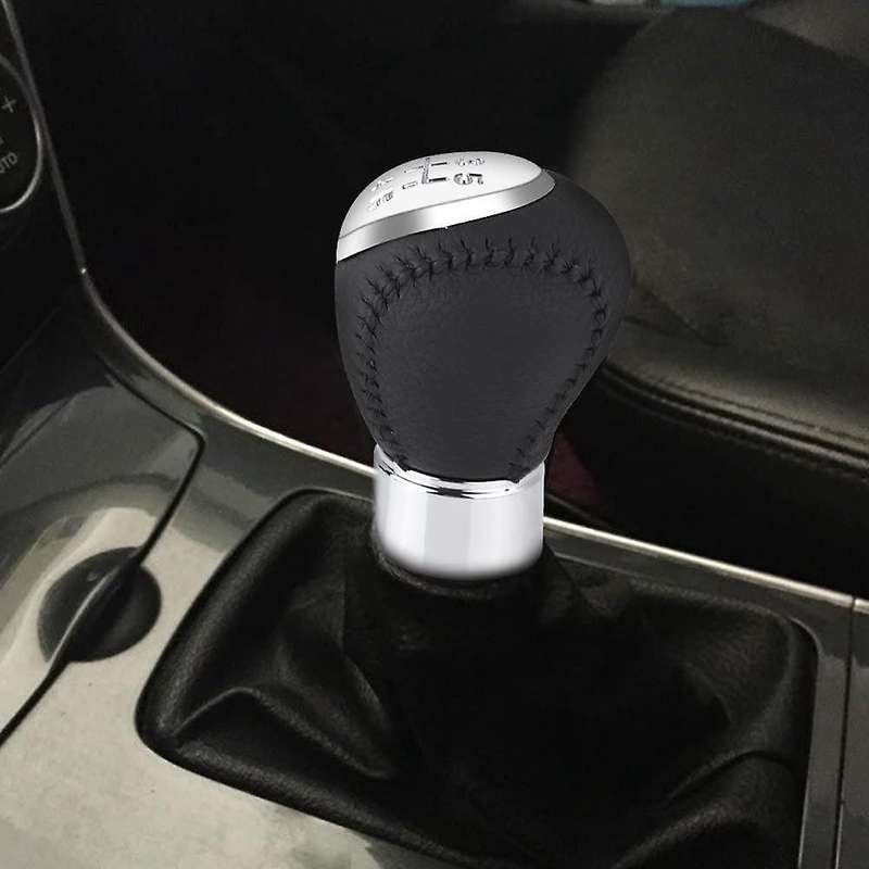 Manual 5 Speed Shift Knob, Car Auto Gear Shifter Knob Stick Head Lever for 3 5 6 323 626