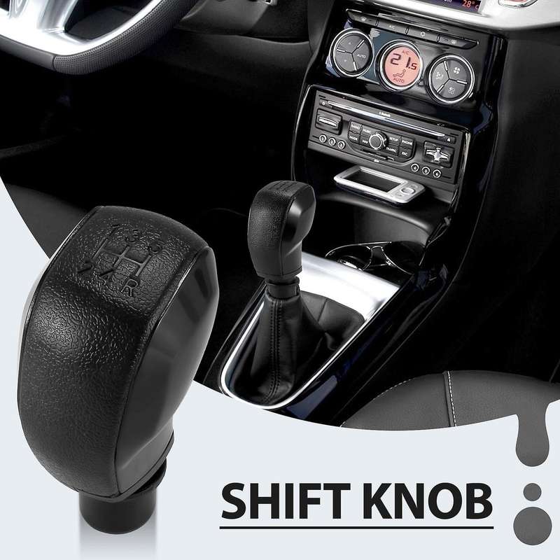 Manual Car 5 Speed Gear Shift Head Ball Compatible Peugeot 208/301/2008/308