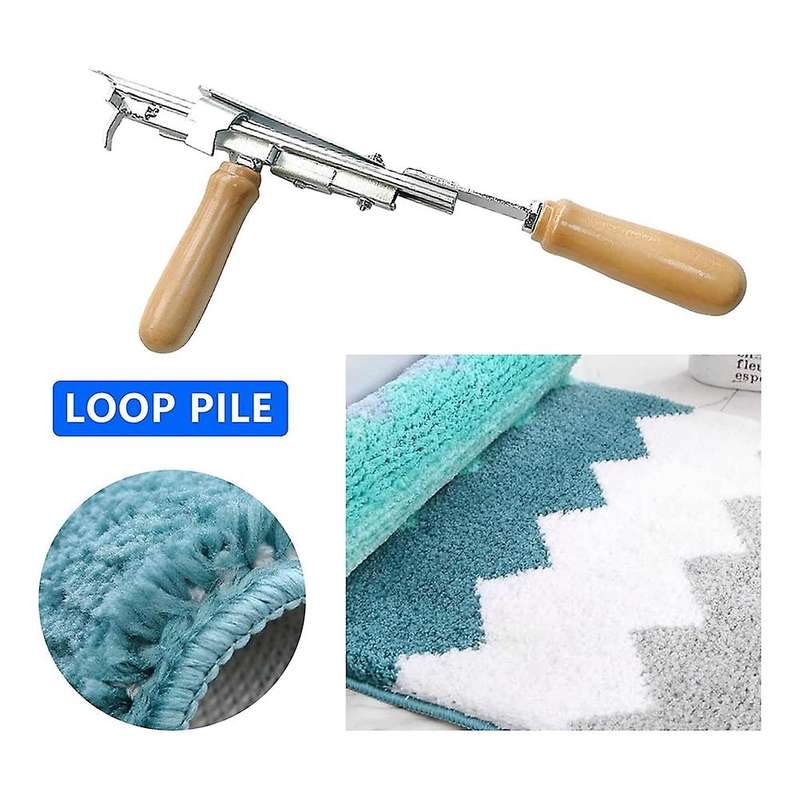 Manual Carpet Tool, Adjustable Kit Handmade Machine Manual Speed Industrial Carpet Weaving A