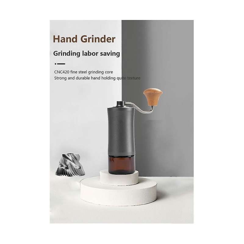 Manual Coffee Grinder Adjustable Coarseness Stainless Steel Core Burr Hand Coffee Bean Grinder for