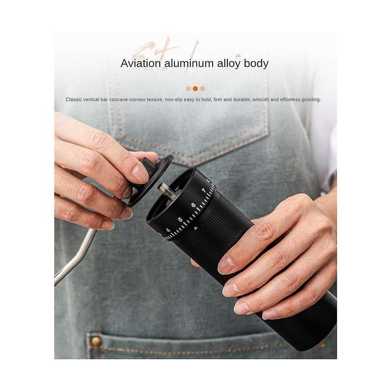 Manual Coffee Grinder Cnc Steel Handmade Coffee Bean Grinders Mill for Kitchen Office Coffee Milling