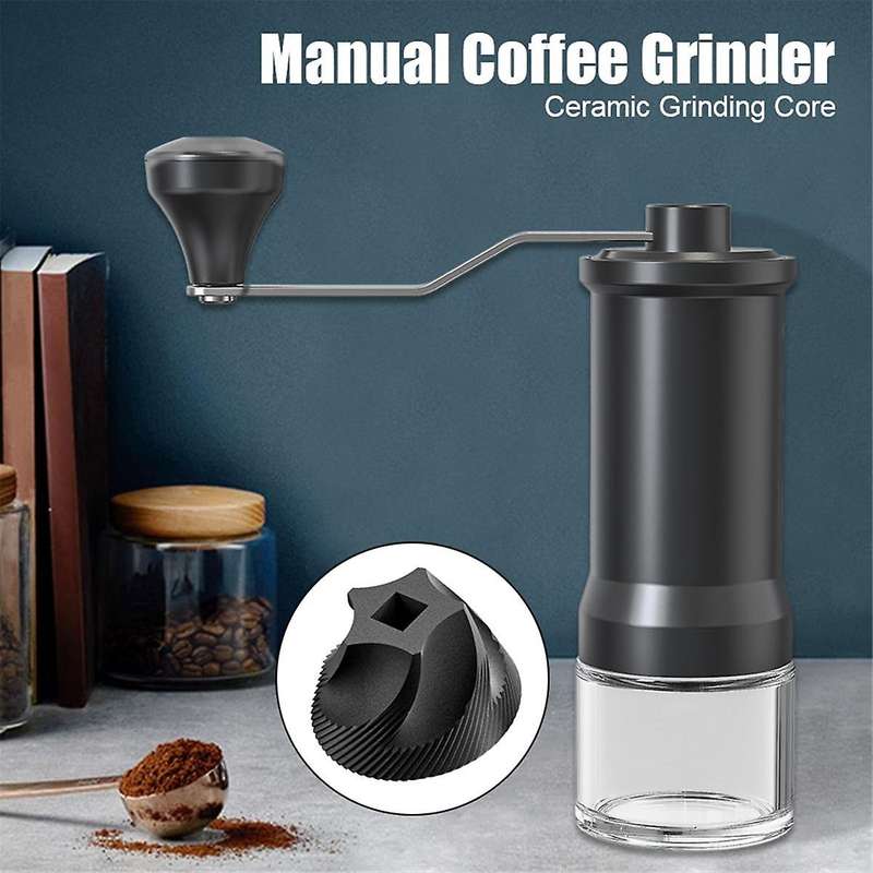 Manual Coffee Bean Grinder Ceramic Core Handheld Coffee Grinder Kitchen Tool